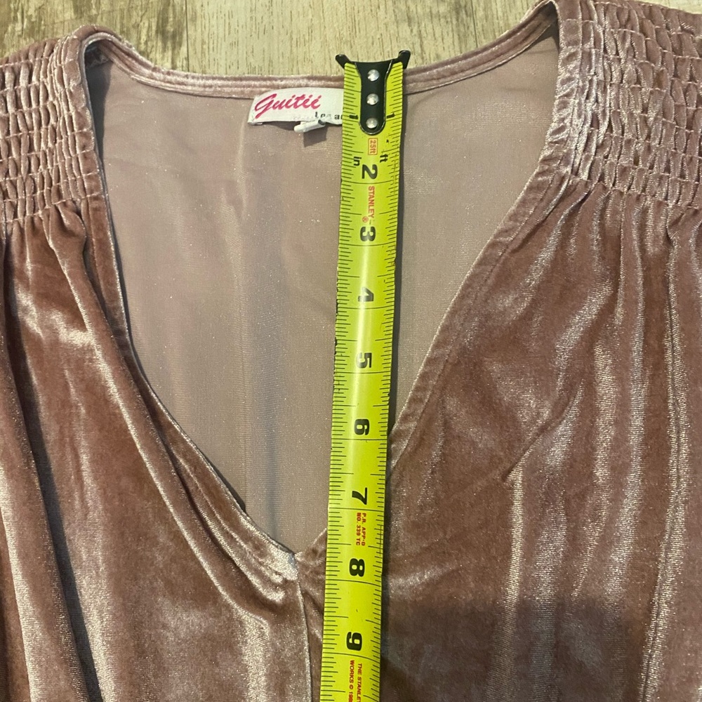 VINTAGE VELVET TOP - Picture 5 of 5
